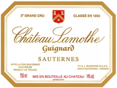 Château Lamothe Guignard 2018