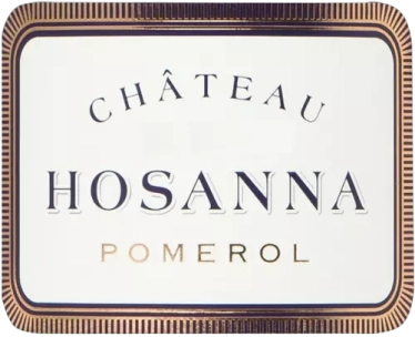 chateau hosanna 2018 pomerol