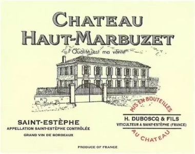 chateau haut marbuzet 2017 saint estephe