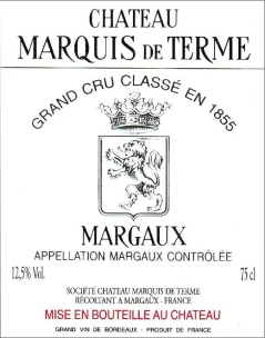 Château Marquis de Terme 2016