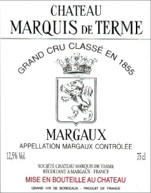 Château Marquis de Terme 2016