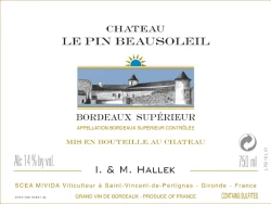 Château le Pin Beausoleil 2016