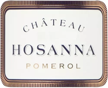chateau hosanna 2019 pomerol