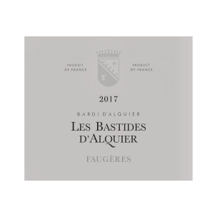 domaine bardi d alquier faugeres les bastides d alquier rouge 2017