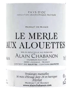 le merle aux alouettes 2016 domaine alain chabanon igp pays d oc