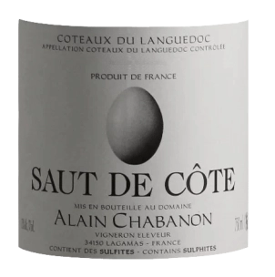 saut de cote 2016 domaine alain chabanon coteaux du languedoc