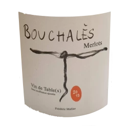 bouchales merlots 2019 vin de table
