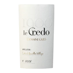 le credo 2019 cotes du roussillon villages cazes