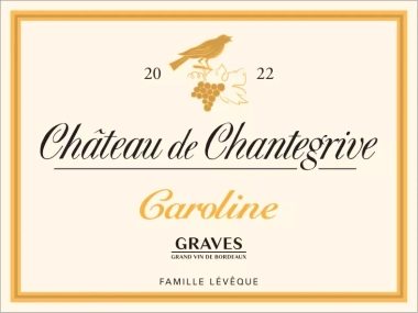 Château de Chantegrive Caroline blanc 2022