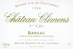 chateau climens 1998 barsac