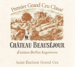 Château Beauséjour Héritiers Duffau Lagarrosse 2012