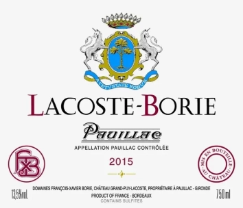 Lacoste Borie 2015