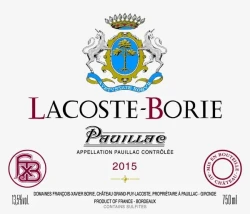 Lacoste Borie 2015